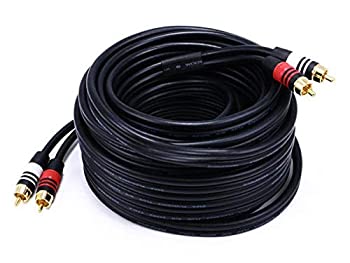 【中古】【輸入品・未使用】Monopriceプレミアム2?RCA Plug / 2?RCA Plug M/M 22?AWGケーブル 35ft 2867