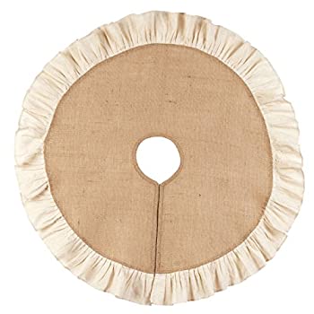 ȥꥨ㤨֡šۡ͢ʡ̤ѡ(90cm - Burlap and Cream 36 Ruffle Country Tree Skirt by The Country House CollectionפβǤʤ15,800ߤˤʤޤ