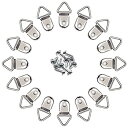 yÁzyAiEgpzComdox 100 Pack Picture Frame Triangle Ring Hanger Picture Hanger with Screws