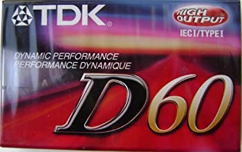 【中古】【輸入品・未使用】TDK d60?Ice I/タイプIダイナミックパフォーマンス高出力オーディオカセットテープ???A Superior汎用オーディオカセット