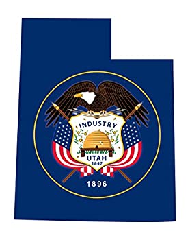 šۡ͢ʡ̤ѡLarger Than Life Prints 762988907367?Utah State Flag Decal