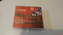 【中古】【輸入品・未使用】TDK 48X データCDR 80/700MB 分 3PK