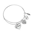 yÁzyAiEgpzInfinity Collection Big Sister Bangle Bracelet for Women- Sister Jewelry- Big Sister Charm Bangle Bracelet Big Sister Gifts for Women