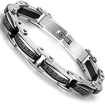 【中古】【輸入品・未使用】インダストリアルギリシャパターン316Lステンレススチールリンクカフブレスレット メンズ (ブラック、シルバー)【メーカー名】Urban Jewelry【メーカー型番】AC1298 U【ブランド名】URBAN JEWELRY【商品説明】インダストリアルギリシャパターン316Lステンレススチールリンクカフブレスレット メンズ (ブラック、シルバー)当店では初期不良に限り、商品到着から7日間は返品を 受付けております。映像作品には日本語吹き替え、日本語字幕が無い場合があり、プレーヤーによっては再生できませんので予めご了承ください。こちらは当店海外ショップで一般の方から買取した未使用・品です。通関検査の為、開封されることがございますので予めご了承くださいませ。買取した為、中古扱いとしております。他モールとの併売品の為、完売の際はご連絡致しますのでご了承ください。ご注文からお届けまで1、ご注文⇒ご注文は24時間受け付けております。2、注文確認⇒ご注文後、当店から注文確認メールを送信します。3、当店海外倉庫から当店日本倉庫を経由しお届けしますので10〜30営業日程度でのお届けとなります。4、入金確認⇒前払い決済をご選択の場合、ご入金確認後、配送手配を致します。5、日本国内倉庫到着後、検品し異常がなければ出荷⇒配送準備が整い次第、出荷致します。配送業者、追跡番号等の詳細をメール送信致します。6、日本国内倉庫到着⇒出荷後、1〜3日後に商品が到着します。　※離島、北海道、九州、沖縄は遅れる場合がございます。予めご了承下さい。お電話でのお問合せは少人数で運営の為受け付けておりませんので、メールにてお問合せお願い致します。営業時間　月〜金　10:00〜17:00初期不良以外でのお客様都合によるご注文後のキャンセル・返品はお受けしておりませんのでご了承下さい。