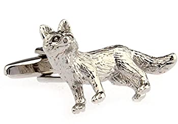 【中古】【輸入品・未使用】mrcuff FoxペアCufflinks in a Presentationギフトボックス&ポリッシュクロス
