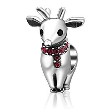【中古】【輸入品・未使用】クリスマストナカイチャーム925スターリングシルバーXmasラッキー動物チャーム、ヨーロピアンブレスレット 【中古】【輸入品・未使用】クリスマストナカイチャーム925スターリングシルバーXmasラッキー動物チャーム、ヨーロピアンブレスレット