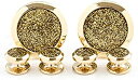 【中古】【輸入品・未使用】MenzジュエリーACCSゴールドダイヤモンドダストCufflinks and Studsメーカー直接価格
