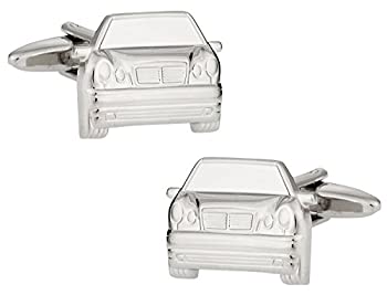 【中古】【輸入品・未使用】シルバートーン高級車自動車Cufflinks Cuff - Daddy