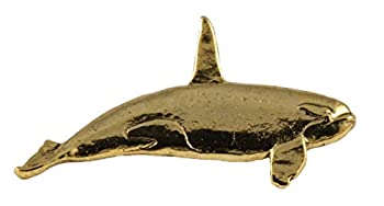 【中古】【輸入品・未使用】クリエイティブピューターDesigns、ピューターOrca Killer Whale Bull手作りラペルピンブローチ、m072 ゴールド 【中古】【輸入品・未使用】クリエイティブピューターDesigns、ピューターOrca Killer Whale Bull手作りラペルピンブローチ、m072 ゴールド
