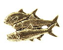 【中古】【輸入品・未使用】クリエイティブピューターDesigns、ピューターGrand Slam手作り海水魚ラペルピンブローチ、s035 ゴールド