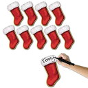 【中古】【輸入品・未使用】Beistle 10パックミニクリスマスストッキングカットアウト、7-1 / 4インチ