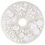 ڥݥȥå桪ۡšۡ͢ʡ̤̤Pandahall 1 Box White Mixed Sizes Flat back Pearl Cabochon (about 690pcs/box) by Pandahall