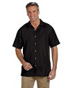 【中古】【輸入品・未使用】M560 HA MENS TEXTURED CAMP SHIRT BLACK XL