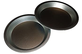 【中古】【輸入品・未使用】Two 23cm Pie Pans a Heavy weight steel none stick bakeware set with even heating