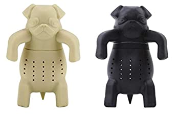 【中古】【輸入品・未使用】Dog Pug Shape Tea Infuser Loose Leaf Strainer Herbal & Fruit Tea Filte..