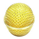 yÁzyAiEgpzPerformance Plus MB58-G Mesh Grill Replacement for Shure SM58 - Gold Color Ball by Performance Plus