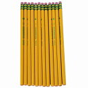 【中古】【輸入品 未使用】Dixon Ticonderoga Company Ticonderoga 鉛筆 消しゴム付き 1番 超ソフト イエロー (DIX13881)