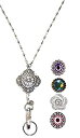 【中古】【輸入品・未使用】Hidden Hollow Beads スナップ ジュエリー ランヤード レディース ファッション ストラップ ネックレス 長さ34イ...
