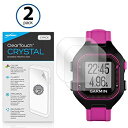 【中古】【輸入品・未使用】BoxWaveR Garmin Forerunner 25 ブラック/パープル スクリーンプロテクター [ClearTouch Cry...