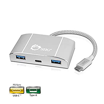 yÁzyAiEgpzUSB C 4Port Hub with Charging