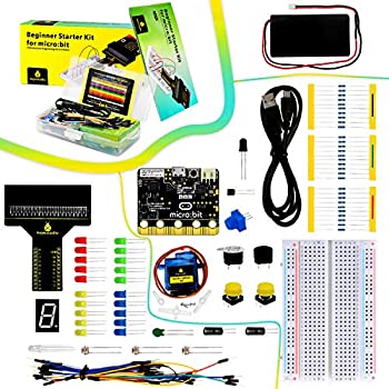 楽天アトリエ絵利奈【中古】【輸入品・未使用】KEYESTUDIO BBC Micro:bit マイクロビット 初心者 子供 小学生 セット Microbitスターターキット 電子工作 プログラミング おもちゃ キット 実験