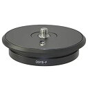 【中古】【輸入品 未使用】DSYS-F フラットアダプター 3/8インチ スタッド 85mm 外径Gitzo 互換/三脚ビデオヘッド Desmond