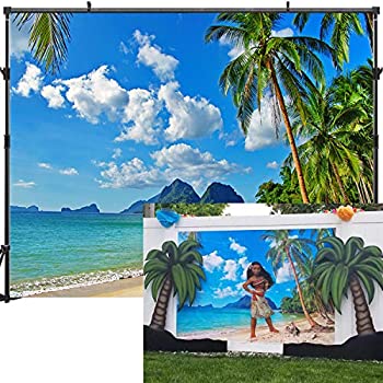 【中古】【輸入品・未使用】maijoeyy 7?ftx5ft Tropical Rainforest写真背景幕グリーン木ブルースカイベビー写真背景for Baby Studio Props s-572