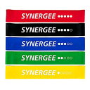 【中古】【輸入品・未使用】iheartsynergee 社 抵抗バンド エクササイズ フィットネス用 ミニループバンド 自宅や事務でのワークアウトをより効果的に Synergee 社製