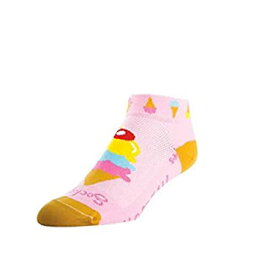 【中古】【輸入品・未使用】SockGuyレディース1?in I Screamサイクリング/ランニングソックス ピンク