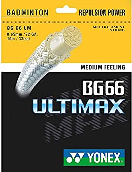 【中古】【輸入品・未使用】ヨネックスBG 66?Ultimaxバドミントンストリング???ブラック