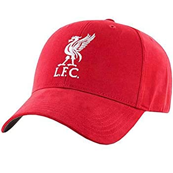 【中古】【輸入品 未使用】Liverpool Lfc Football Baseball Cap Hat Plain Red 3d Bird Badge Velcro Official