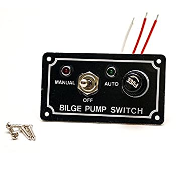 【中古】【輸入品・未使用】Whitecapボートスイッチパネルs-8093?|社汚水ポンプ250?V