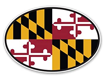 yÁzyAiEgpzMaryland State Flag Oval???rj[XebJ[hfJ[