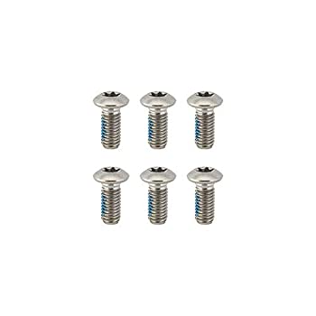 yÁzyAiEgpzTRP T25 Torx Rotor Bolt 6-Set Titanium by TRP