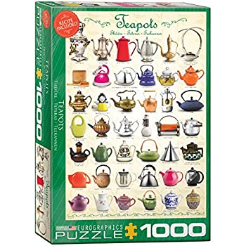 【中古】【輸入品・未使用】1000ピース ジグソーパズル ユーログラフィックス ティーポット 6000-0599
