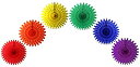 【ポイントアップ中！】【中古】【輸入品・未使用未開封】46cm Rainbow Party Decorations (Six Fans)