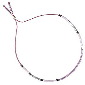 【中古】【輸入品・未使用】KELITCH シンロープストリングシード 編み込み友情ブレスレットネックレス