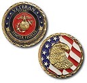 【中古】【輸入品・未使用】USMC U.S. Marine Corps Veteran Challenge Coin by Armed Forces Depot(3)
