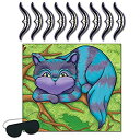 【中古】【輸入品・未使用】Pin The Smile On The Cheshire Cat Game (Mask And 9 Smiles Included)