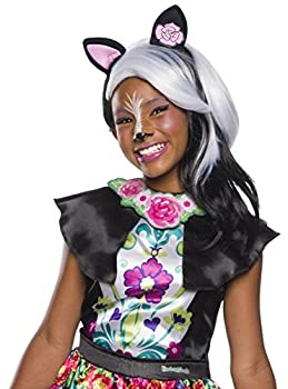 【中古】【輸入品・未使用】Rubie's Enchantimals 子供用ウィッグ 耳付き セージスカンク