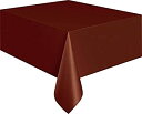 【中古】【輸入品・未使用】Brown Plastic Table Cover 54'' x 108'' Rectangle by Unique Industri...
