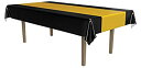 【中古】【輸入品・未使用】Beistle 57940-BKGDブラックとゴールドTablecover、108