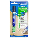 【中古】【輸入品 未使用】Grout Pen Black - Revives Restores Stained Tile Grout Leaving a Clean Fresh Look by Rainbow Chalk Markers