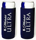 【中古】【輸入品・未使用】Michelob Ultra Slim Can Licenced Beer Koozie Holder Huggie 2-Pack