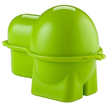 šۡ͢ʡ̤ѡHutzler Egg To-Go Container with Salt Shaker Green by Hut...