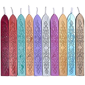 ȥꥨ㤨֡šۡ͢ʡ̤ѡYoption 10 Pcs Totem Fire Manuscript Sealing Seal Wax Sticks with Wicks Multi-Color Cord Wick Sealing Wax For Postage Letter Retro VintפβǤʤ9,880ߤˤʤޤ