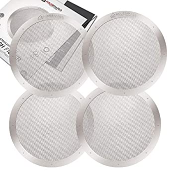 【中古】【輸入品 未使用】Reusable Stainless Steel Filters for AeroPress Coffee Makers by Housewares Solutions (4) by Housewares Solutions