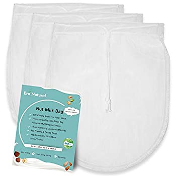 【中古】【輸入品 未使用】Nut Milk Bag Reusable 3 Pack 12 x 10 Cheesecloth Bags for Straining Almond/Soy Milk Greek Yogurt Strainer Milk Nut Bag for Cold Brew