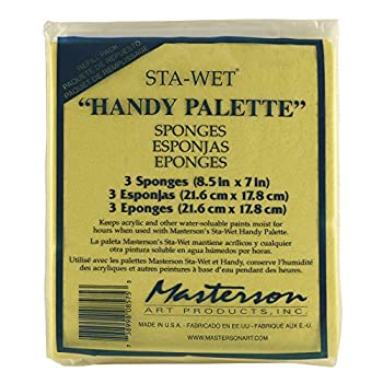 【中古】【輸入品 未使用】Masterson Sta-Wet Handy Palette handy palette sponges 8 1/2 in. x 7 in. by Masterson