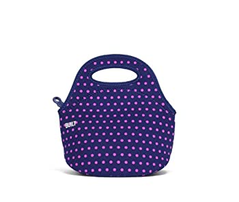 【中古】【輸入品 未使用】BUILT NY Gourmet Getaway Neoprene Mini Snack Tote Mini Dot Navy by Built NY